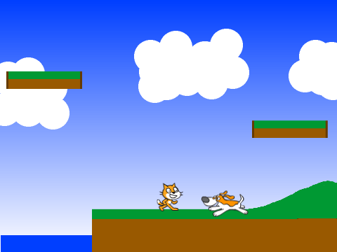 Scratch to the Rescue Platformer