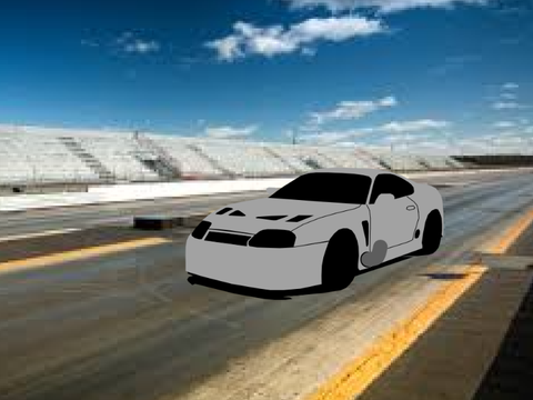 Toyota Supra MK4 Drag car speedometer