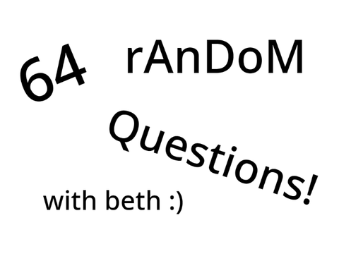 64 random questions! remix