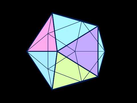 100% Pen Platonic Solids Wireframe