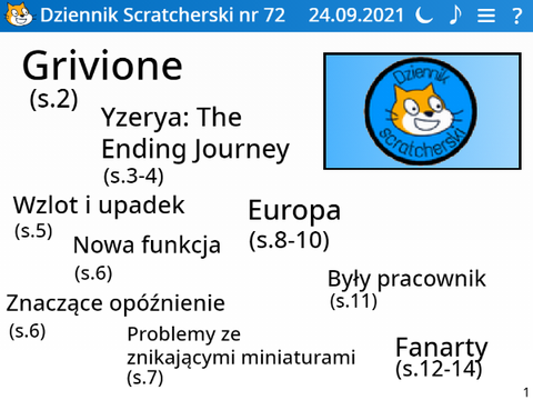 Dziennik Scratcherski nr.72 (24.09.2021)