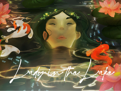 Lady in the Lake | Art Process