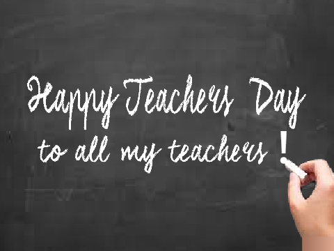Happy Teachers' Day !