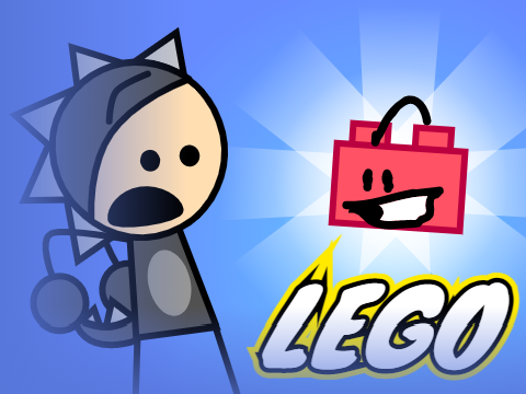 L e g o but he stepped on it