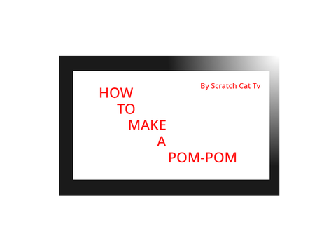 How to make pom-poms! :)