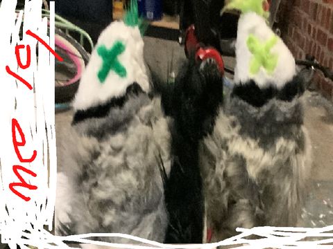 Acid full partial fursuit 
