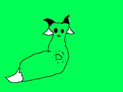 weirdly flashy fox