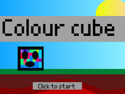 Colour cube platformer