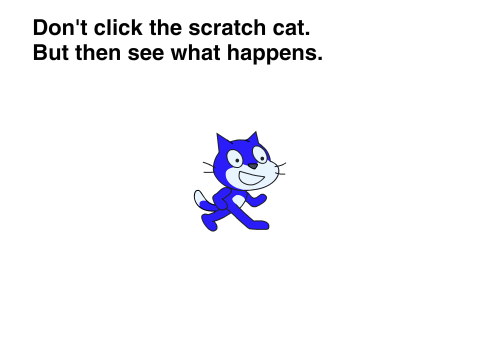 You must click the cat