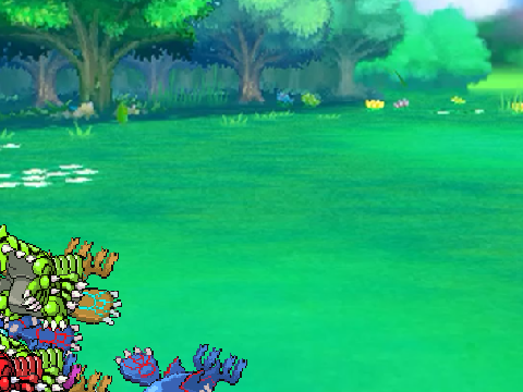 kyogre ang groudon explotion