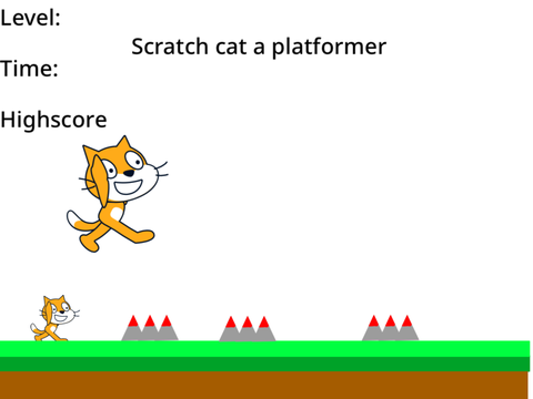 Scratch cat a platformer