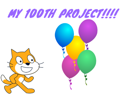 My 100th project / Scratch cat tour