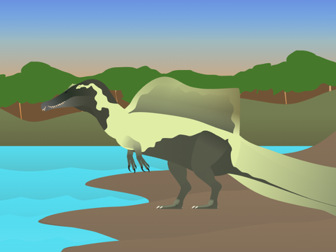 Spinosaurus vector