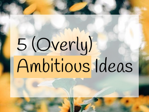 5 Ambitious ideas