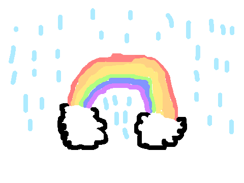 a RAINBOW!