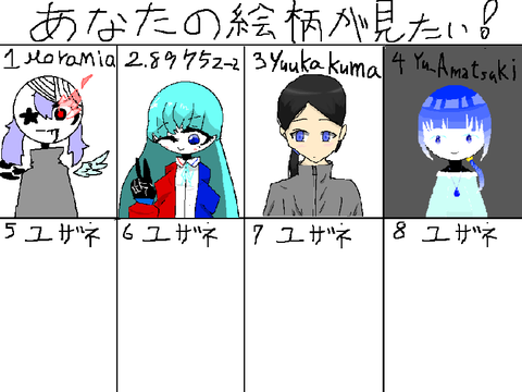 あなたの絵柄が見たい！テンプレ 4