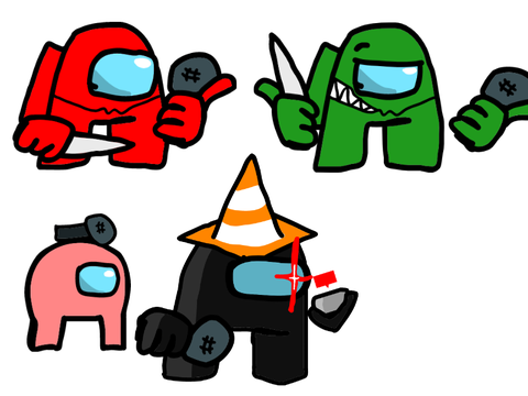 how i would draw the vs imposter characters