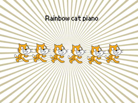 Cat piano!