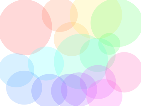 Rainbow Bubble Background