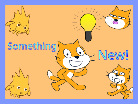 Scratch cat does something new! #all #animations