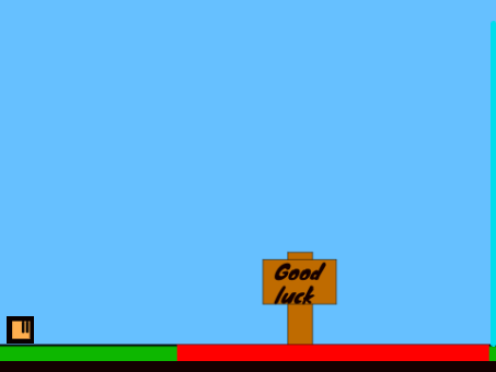 Just a normal platformer But harder But Harder