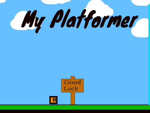 My Platformer  (not really)