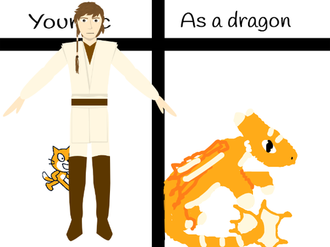 I'll remake your oc into a dragon! remix