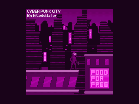 Cyber Punk City #art 