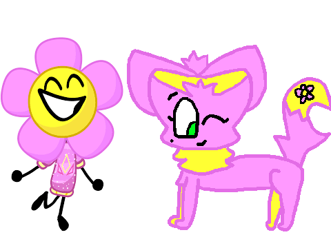 bfdi flower as a furry?!