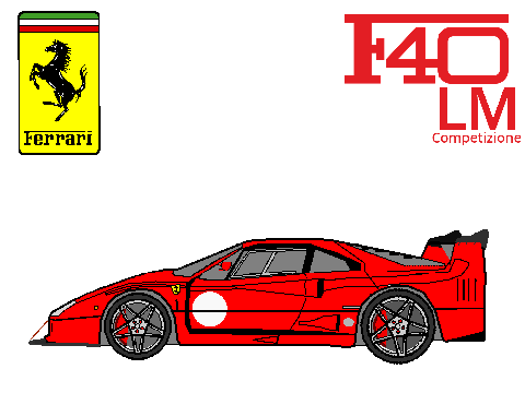 1992 Ferrari F40 LM (Competizione)