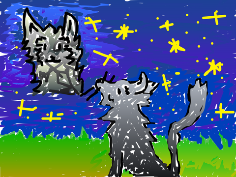 Graystripe Dwells On Silverstreem (RIP in Starclan)