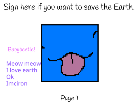 Sign this if you want to save the Earth! remix