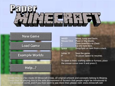Paper Minecraft v11.3 (Minecraft 2D) FNaF Mod