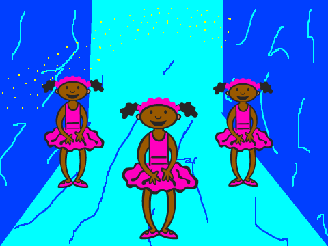 Dancing swans