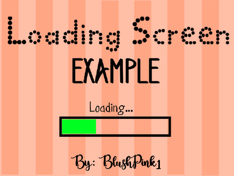✈ Loading Screen: Example