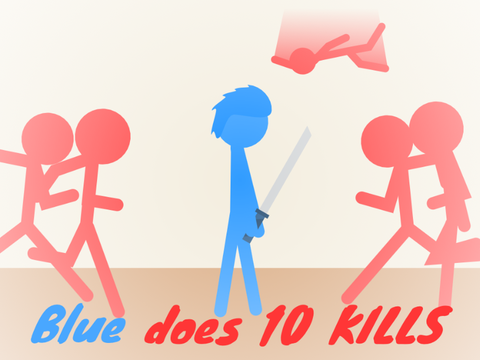 Blue does a 10 kill combo