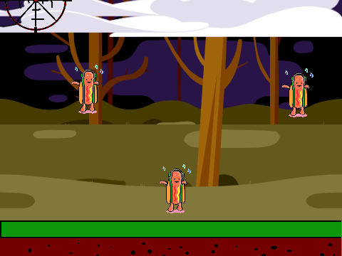  hot dog shooting simulator