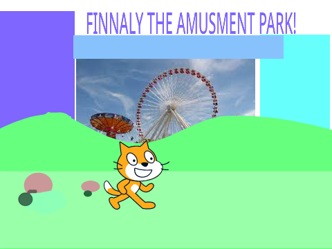 Scrolling Baground{Amusment Park Themed}