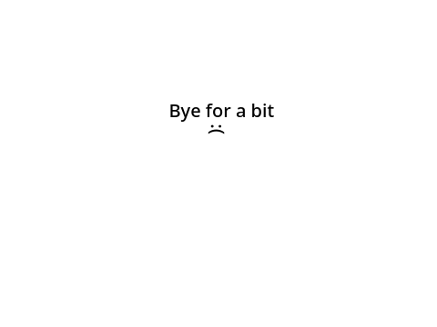 I have something to tell you