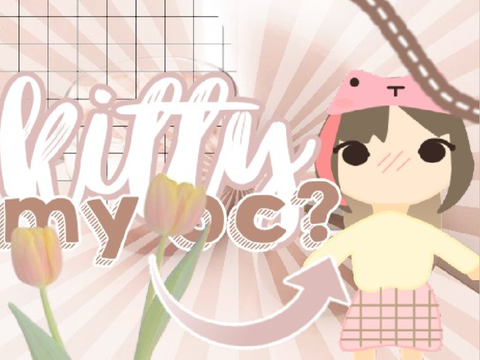 ➪⌜Kitty, My oc?⌟ (art)
