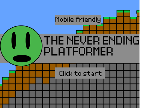 Never ending - a mobile friendly platformer