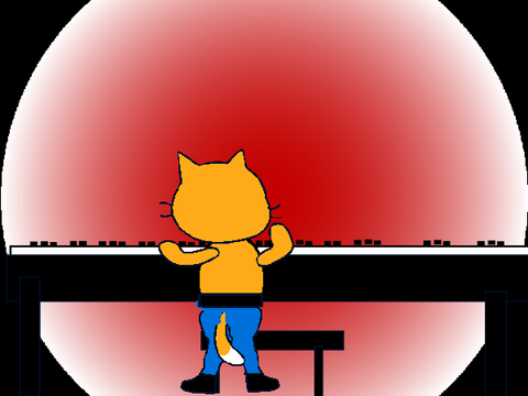 Scratch cat plays the piano! remix