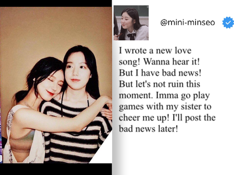 My sister is back!