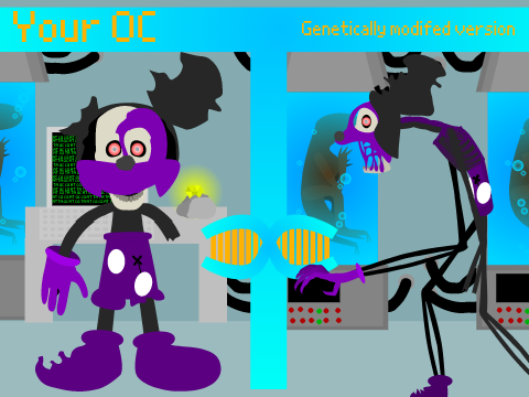 Distorted Purple Micky