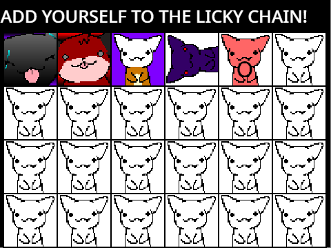 Add Yourself to the Licky Chain! (DELETE THIS NUMBER(No. 5))
