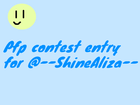 Pfp contest for --ShineAliza--
