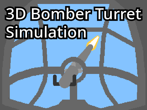 3D Bomber Turret Simulation D