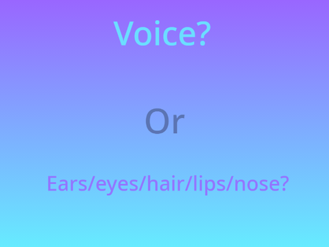 Voice or whatever?