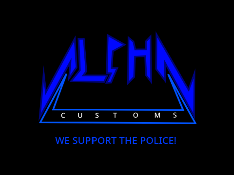 Alpha Customs supports the police!