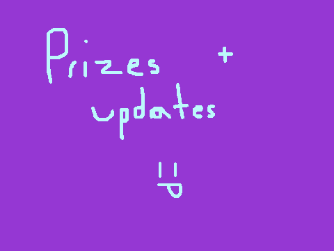 Contest prizes + updates!
